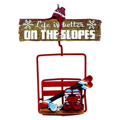 Kurt Adler Ski Lift Hanging Ornament,Other Holiday Collectibles