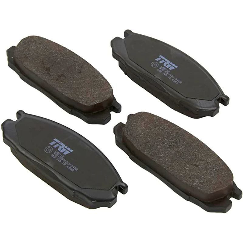 1x ORIGINAL® Trw Bremsbelagsatz, Scheibenbremse Hinten für Nissan PATROL GR IV
