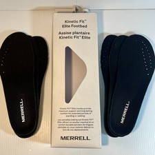 MERRELL Kinetic Fit ELITE Footbed Box of 3 Pair Mens 8 Shoe Inserts New Open Box