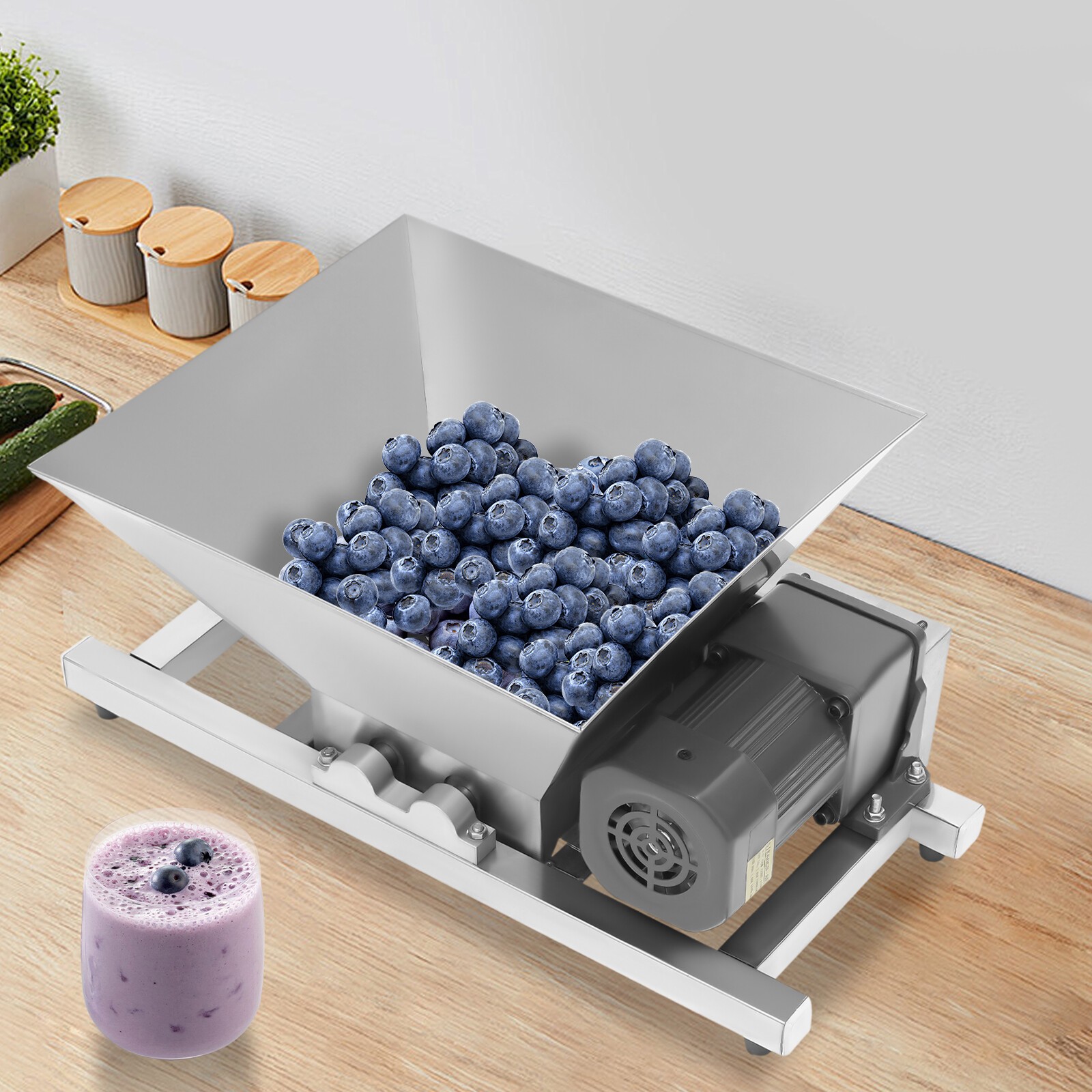 4L Commercial Electric Fruit Grinding Crushing Machine Fruit Breaking Machine
