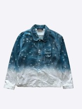Louis Vuitton Blue  White Gradient Snowfall Monogram Denim Jacket