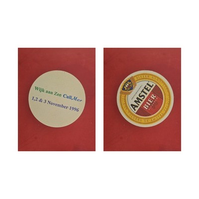 Amstel Wijk aan Zee Culi Mer 1996 Brauerei Bierdeckel Bier