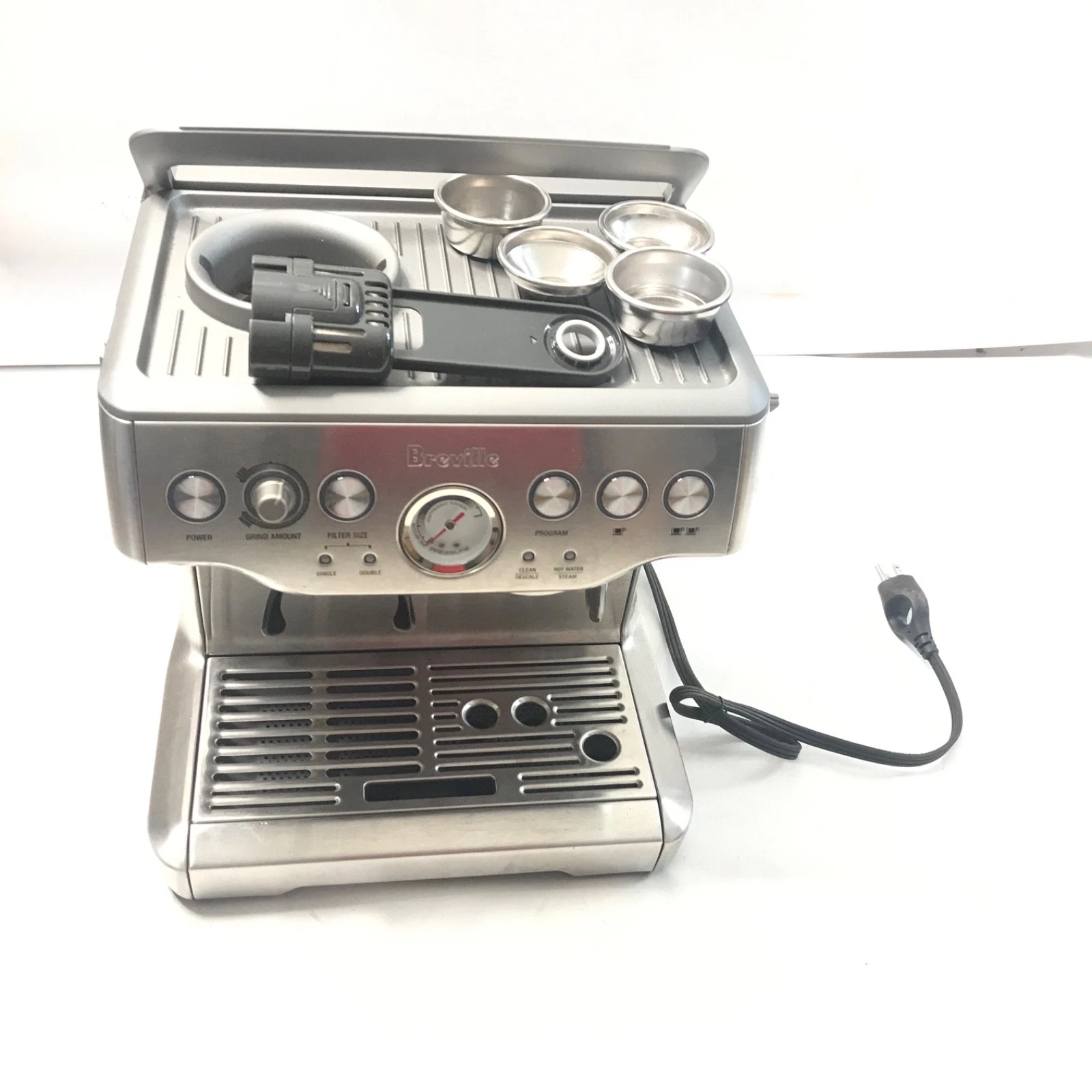 Breville BES870XL Barista Express Stainless Espresso Machine READ