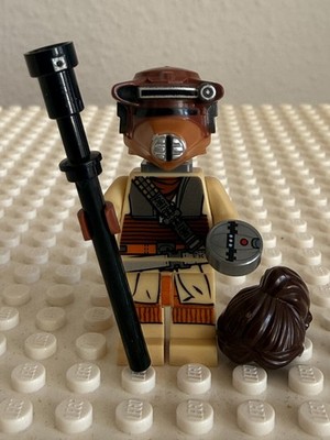 LEGO Star Wars Boushh Leia sw0407 komplett Helm & Rucksack   Sammlerzustand 9516