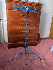 Music Stand Collapsible, Carry Case, Adjustable Height, Excellent Condition