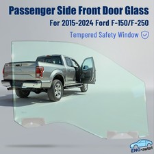 Front Door Window Glass Passenger Side Fits Ford F-150 2015-2024 F-250 2017-24