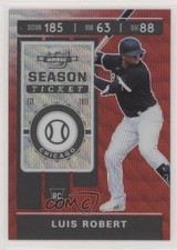 2020 Panini Chronicles Contenders Optic Ruby Wave Prizm /199 Luis Robert #7 s7f