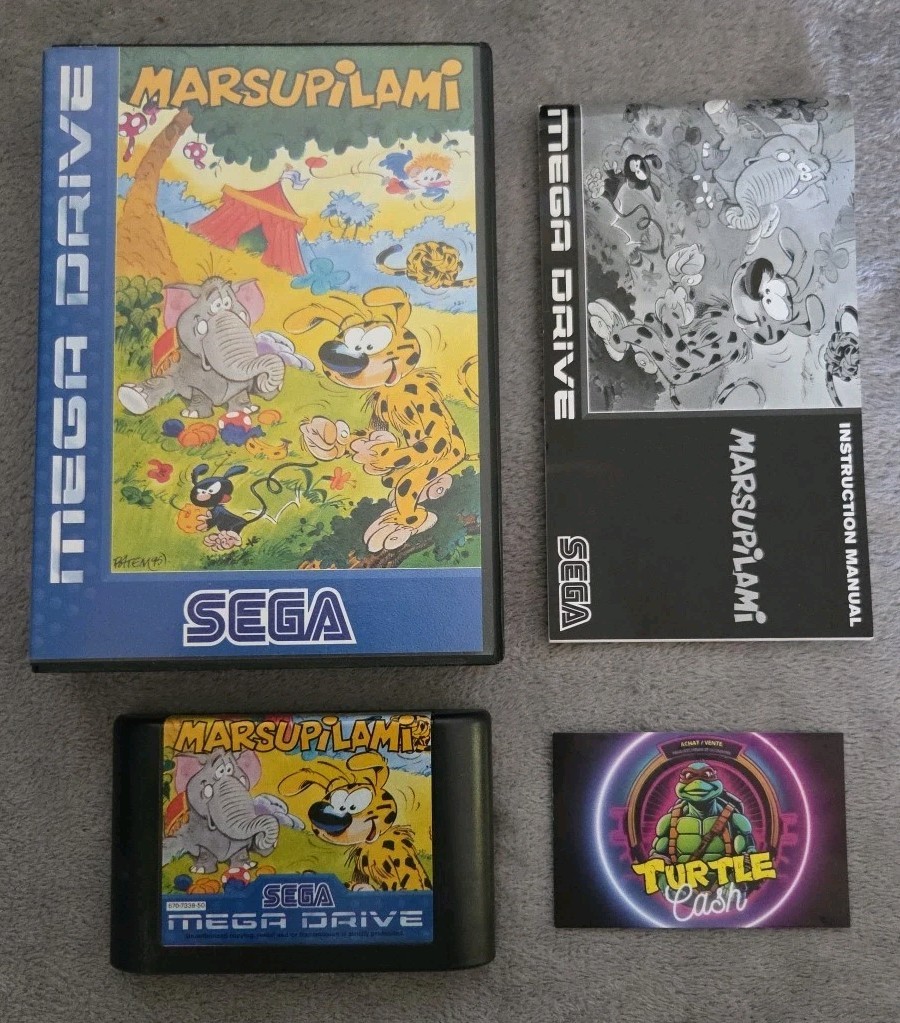 marsupilami  authentique version originale sega megadrive