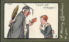 Humour - Whatley - schoolmaster, corporal punishment -Raphael Tuck, Ipswich 1903