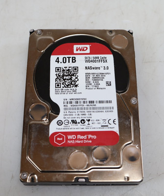 Western Digital WD4001FFSX-68JNUN0 4TB 3.5'' SATA Hard Disk Drive