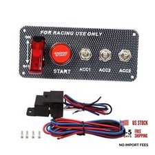 5-in-1 Universal 12V Racing Ignition Switch Panel 5 in 1 Ignition Switch Panel