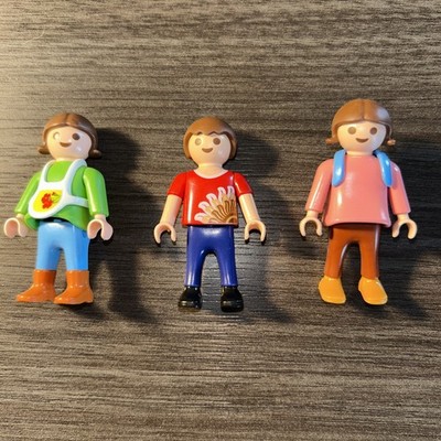 Playmobil 3 Child Minifigures Summer City Life Kids Playground