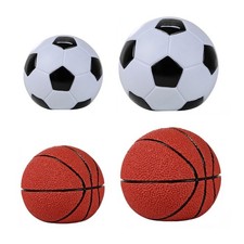 Funny Basketball/Football Coin Jar Sports Themed Piggy Banks Money Organizer