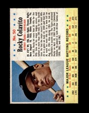 1963 Post Set-Break # 50 Rocky Colavito NM-MT OR BETTER *GMCARDS*