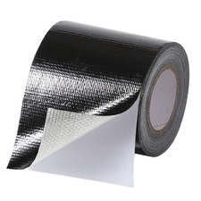 RV Awning Repair Tape: 3" x 30FT Black Fabric Heavy Duty Waterproof Patch Kit...