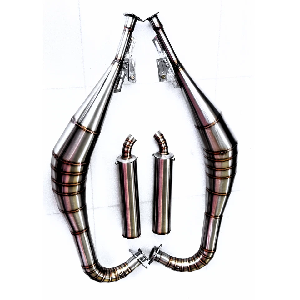 Yamaha RD250 RD350 1973–1995 | Handmade 2T Performance Exhaust System - Image 2 of 4