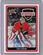 SCOTT DARLING 25/26 Blackhawks Centennial Choice Stoppers SP Autograph Auto #S-4