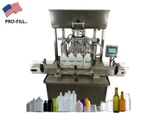 Automatic Gel Honey & Liquids Filling Machine Piston Filler 4´s Heads 300-3000ml
