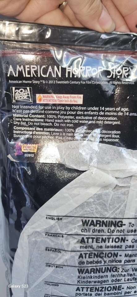 Disfraz de hombre de goma American Horror Story para adulto *NUEVO* LEER DESC Foto 4 de 4