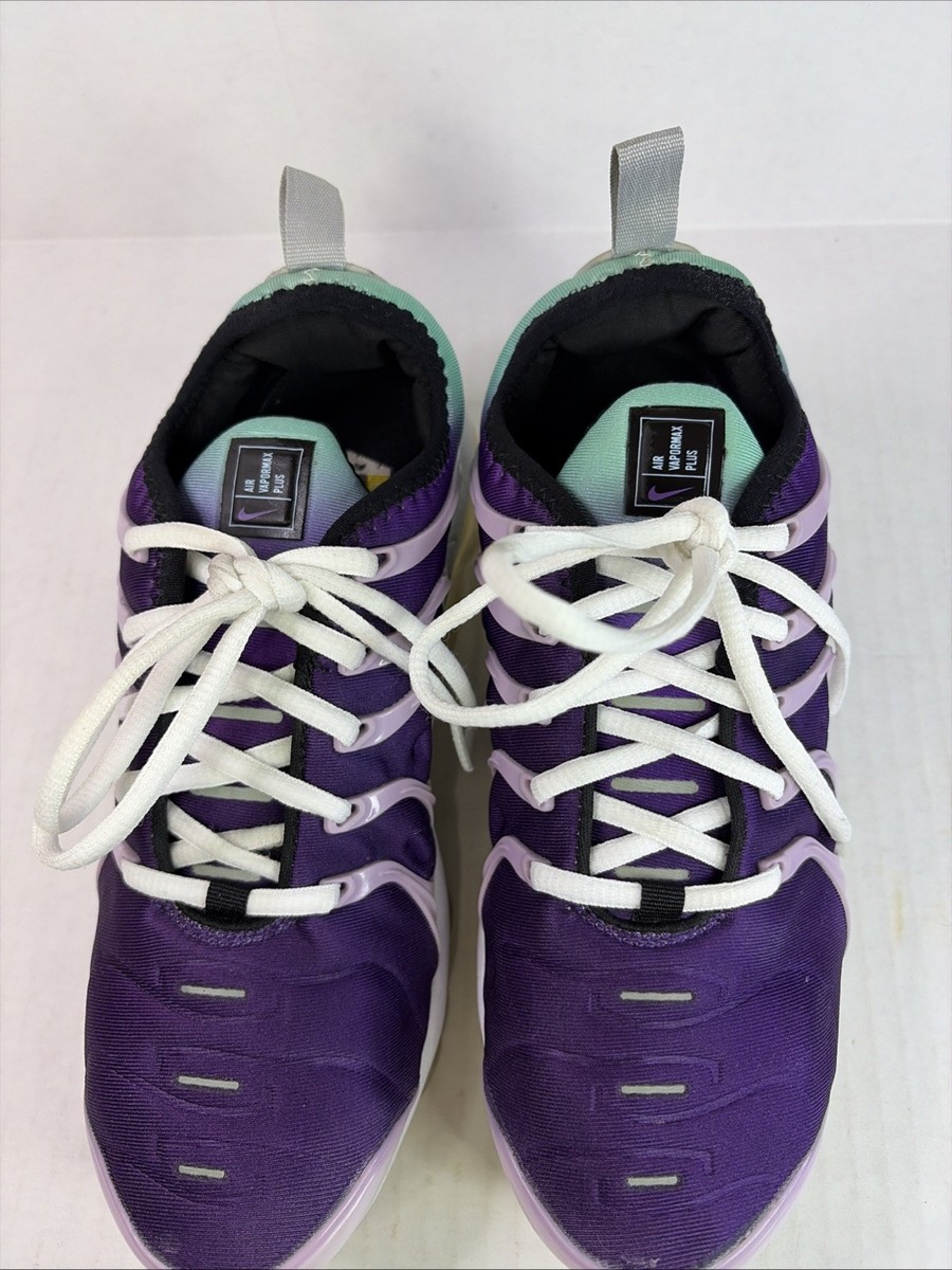 Nike Air VaporMax Plus Grape Gradient Purple Teal Womens 7 Shoes