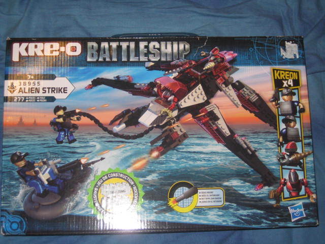 Jeu De Construction Hasbro Kre-O 38955 Battleship – Alien Strike Avec 4 Figurines (Neuf, 5-7 Ans)