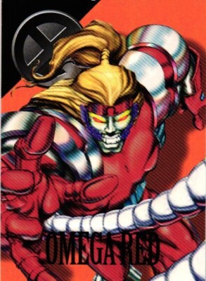 OMEGA RED #46 BASE 1996 Marvel Vision Embossed Collectible Card