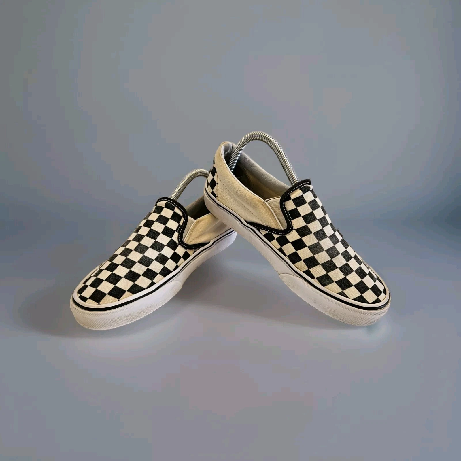 Scarpa uomo Vans Classic Off The All a scacchiera slip on taglia 6 5 bianco e nero