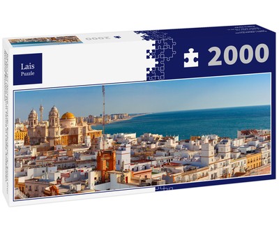 Lais Puzzle 'Dächer Der Altstadt & Kathedrale De Santa Cruz' – 1000 Teile, Motiv Aus Cadiz, Spanien