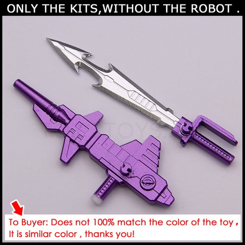 Big Sword Upgrade Kit For Legacy United Overcharge / Blitzwing Weapon 5mm handle - Picture 20 of 21
