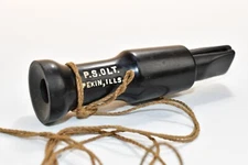 Vintage P. S. OLT Company Original Hourglass shape Black  E-1 Crow Call (4E)