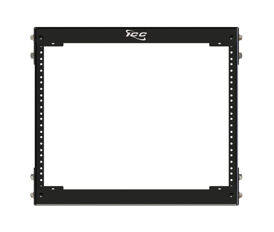 ICC Wall Mount Rack with 8 Rack Mount Spaces (8U) - Heavy-Duty 19" Open Frame... - Image 4 of 4