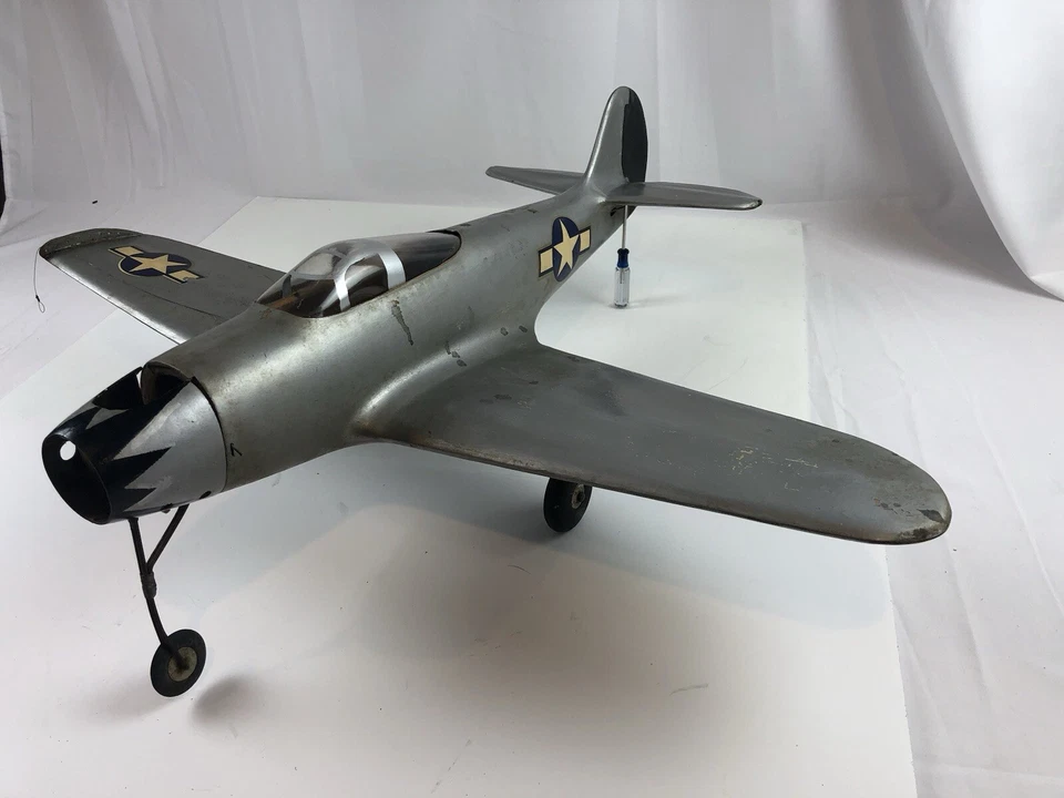 Vintage Control Line Bell XP-72, 1940s Made By Form-A-Craft, Kit Hard Fiber Form - Image 3 of 4