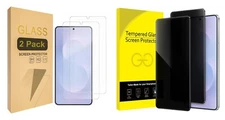 2-Pack Tempered Glass Screen Protector Clear / Privacy Samsung Galaxy S25 Edge
