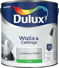 Dulux Emulsion Silk Paint ALL COLOURS 2.5L - Walls & Ceiling
