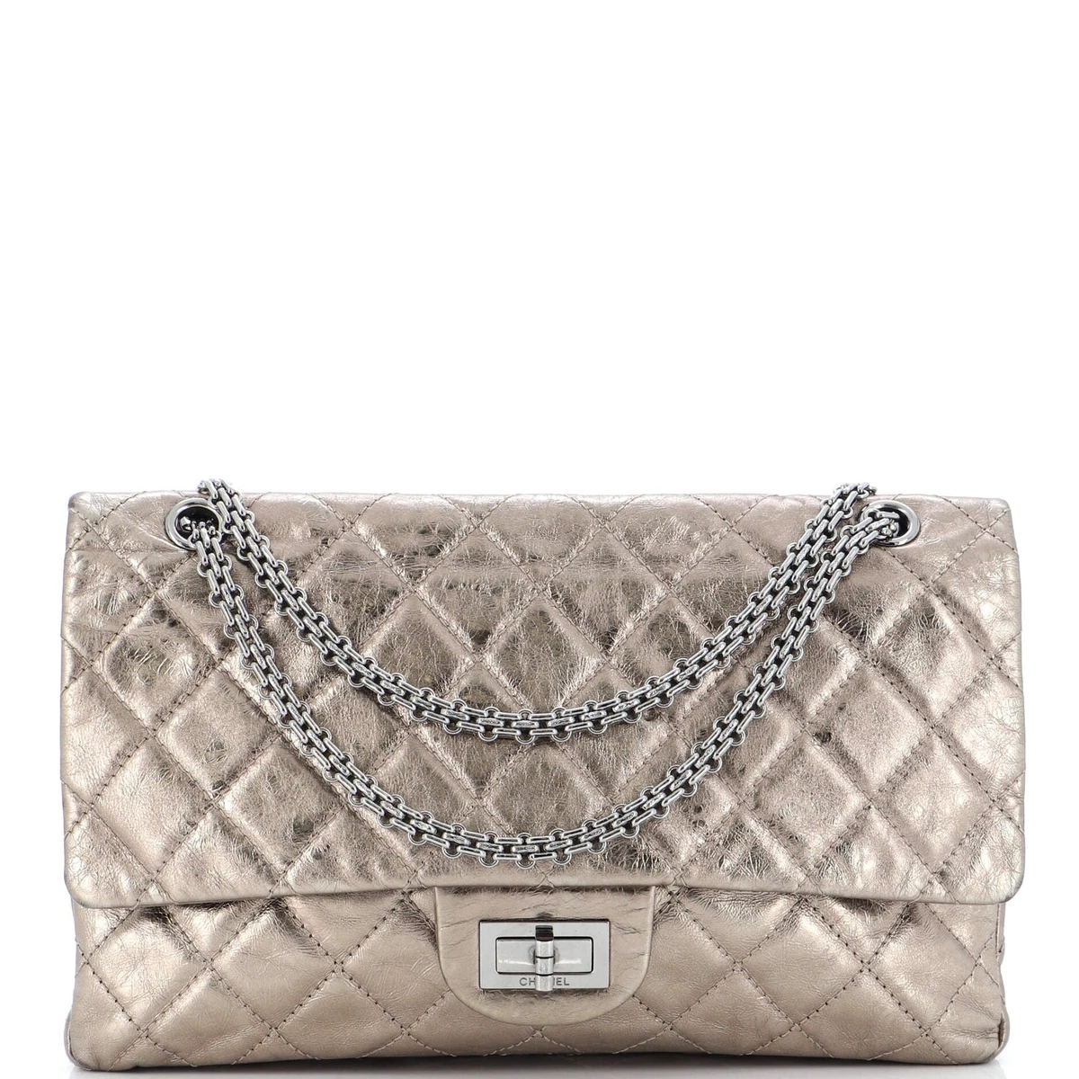 Chanel Reissue 2.55 Flap Bag Quilted Metallic Aged Calfskin 227