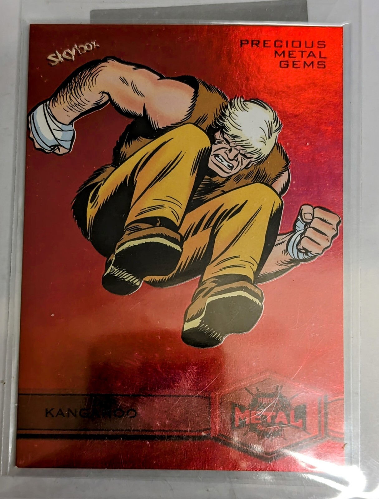 2022 Marvel Metal Universe Spider-Man #141 Kangaroo Red PMG Gems High Series