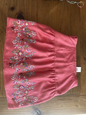 Tocca NWT Pink Floral Skirt Sz 8