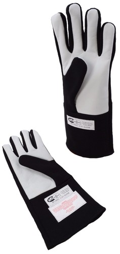 LEGENDS RACING SFI 3.3/5 RACING GLOVES DOUBLE LAYER DRIVING GLOVES BLACK 2X