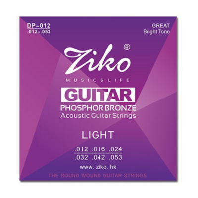 Ziko Acoustic Guitar Strings Light Phosphor Bronze Extra Bright