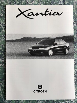 Citroen Xantia Car Brochure Technical Specification 1993 K4509 LX SX VSX  2479G