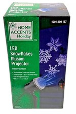 Home Accents Holiday LED Snowflakes Illusion Projector Blue Images