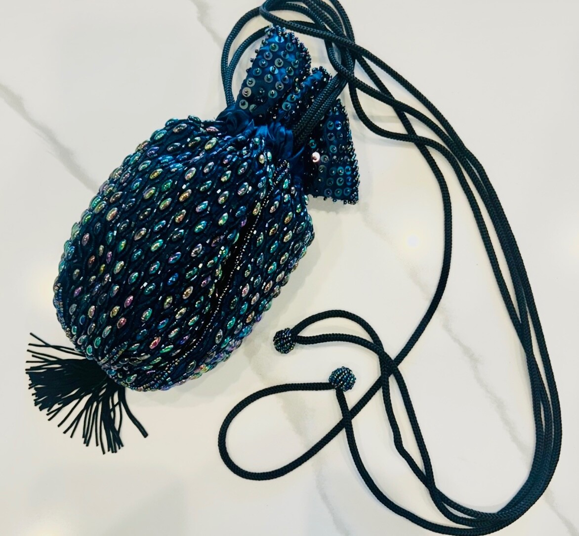 Inge Christopher Multi Colored Beaded Evening For… - image 2