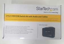 Kit de conmutador KVM USB de 2 puertos Startech.com con audio y cables PN:SV211KUSB incIVA