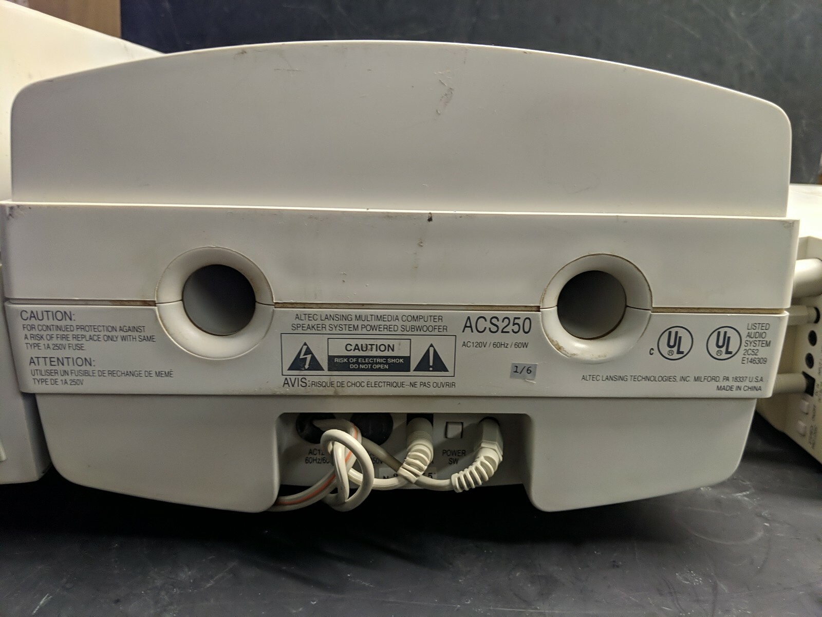 altec lansing acs250