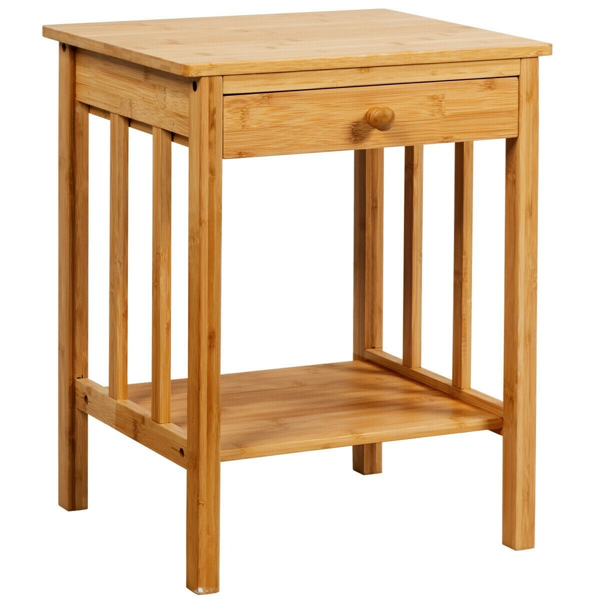 Ikea Durable Bamboo Nightstand For Sale Online Ebay