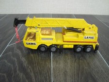 Matchbox Super Kings LAING K-12 Hercules Mobile Crane Yellow