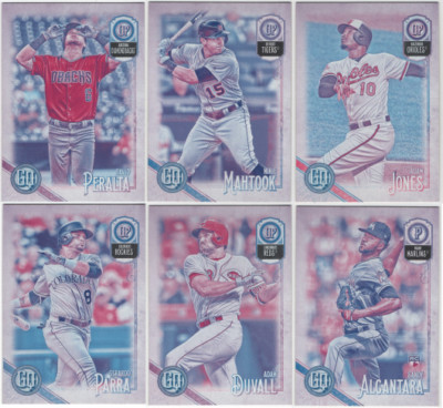2018 Topps Gypsy Queen - Missing Blackplate Parallels - Choose Card #'s 1-300