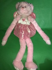 Toys R Us Animal Alley Plush 24" Pink Butterfly Fairy Ballerina Bear Clingy Paws