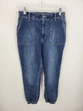 Joes Jeans Womens 25 Dark Faded Wash Jogger Big Pockets Boho Y2K 90s