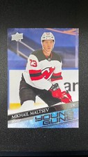 2020-21 Upper Deck #723 Mikhail Maltsev Young Guns RC New Jersey Devils